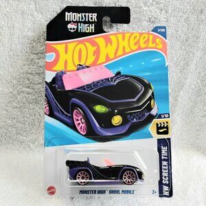 3/$30 Sealed 2023 Mattel Monster High Ghoul Mobile Hot Wheel HRY45!!